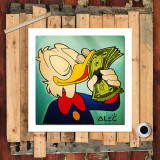 Scrooge McDuck HD Canvas Print Home Decor Paintings Wall Art Pictures