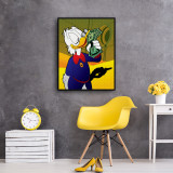 Scrooge McDuck HD Canvas Print Home Decor Paintings Wall Art Pictures