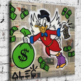 Scrooge McDuck HD Canvas Print Home Decor Paintings Wall Art Pictures