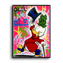 Scrooge McDuck HD Canvas Print Home Decor Paintings Wall Art Pictures