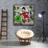 Scrooge McDuck HD Canvas Print Home Decor Paintings Wall Art Pictures