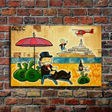 Monopoly HD Canvas Print Home Decor Paintings Wall Art Pictures