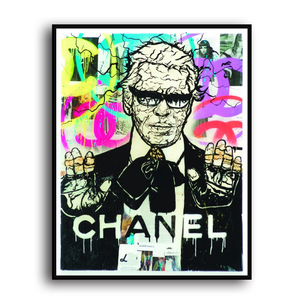 Karl Lagerfeld HD Canvas Print Home Decor Paintings Wall Art Pictures