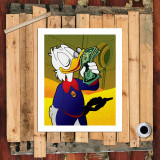 Scrooge McDuck HD Canvas Print Home Decor Paintings Wall Art Pictures