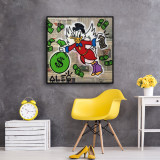 Scrooge McDuck HD Canvas Print Home Decor Paintings Wall Art Pictures