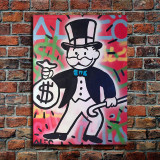 Monopoly HD Canvas Print Home Decor Paintings Wall Art Pictures