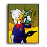 Scrooge McDuck HD Canvas Print Home Decor Paintings Wall Art Pictures