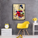 Scrooge McDuck HD Canvas Print Home Decor Paintings Wall Art Pictures