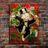 Monopoly HD Canvas Print Home Decor Paintings Wall Art Pictures