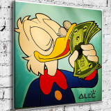 Scrooge McDuck HD Canvas Print Home Decor Paintings Wall Art Pictures