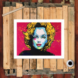 Marilyn Monroe HD Canvas Print Home Decor Paintings Wall Art Pictures