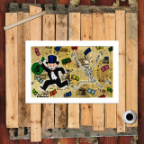 Monopoly HD Canvas Print Home Decor Paintings Wall Art Pictures