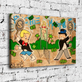 Monopoly HD Canvas Print Home Decor Paintings Wall Art Pictures