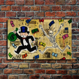 Monopoly HD Canvas Print Home Decor Paintings Wall Art Pictures