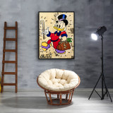 Scrooge McDuck HD Canvas Print Home Decor Paintings Wall Art Pictures