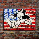 Monopoly HD Canvas Print Home Decor Paintings Wall Art Pictures