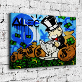 Monopoly HD Canvas Print Home Decor Paintings Wall Art Pictures