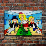 Monopoly HD Canvas Print Home Decor Paintings Wall Art Pictures