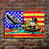 Monopoly HD Canvas Print Home Decor Paintings Wall Art Pictures