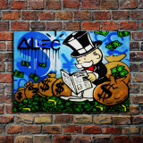 Monopoly HD Canvas Print Home Decor Paintings Wall Art Pictures