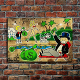 Monopoly HD Canvas Print Home Decor Paintings Wall Art Pictures