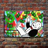 Monopoly HD Canvas Print Home Decor Paintings Wall Art Pictures