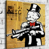 Monopoly HD Canvas Print Home Decor Paintings Wall Art Pictures