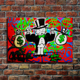 Monopoly HD Canvas Print Home Decor Paintings Wall Art Pictures