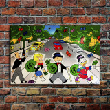 Monopoly HD Canvas Print Home Decor Paintings Wall Art Pictures