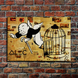 Monopoly HD Canvas Print Home Decor Paintings Wall Art Pictures