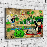 Monopoly HD Canvas Print Home Decor Paintings Wall Art Pictures