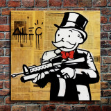 Monopoly HD Canvas Print Home Decor Paintings Wall Art Pictures