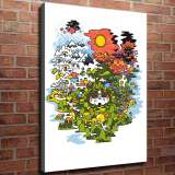 HD Canvas Print Home Decor Paintings Wall Art Pictures-SR125207