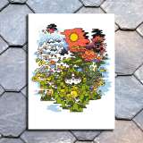 HD Canvas Print Home Decor Paintings Wall Art Pictures-SR125207