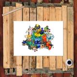 HD Canvas Print Home Decor Paintings Wall Art Pictures-SR124965