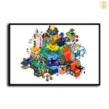 HD Canvas Print Home Decor Paintings Wall Art Pictures-SR124965