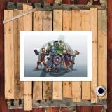 HD Canvas Print Home Decor Paintings Wall Art Pictures-SR--A848