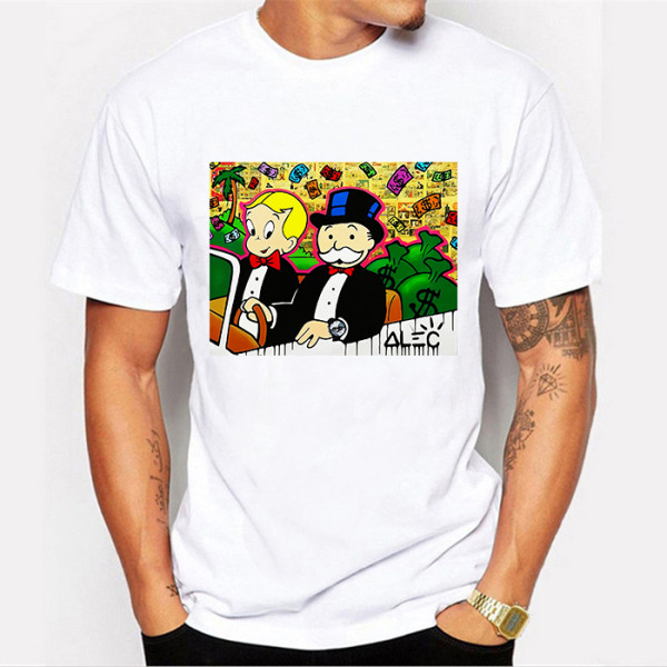 Alec Monopoly Men's short sleeve T-shirt Customize-DF10124