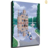 Making Waves by Rob Gonsalves HD Canvas Print Home Decor Paintings Wall Art Pictures - RG100013