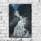 Water Dancing, Rob Gonsalves, acrylic HD Canvas Print Home Decor Paintings Wall Art Pictures