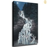 Water Dancing, Rob Gonsalves, acrylic HD Canvas Print Home Decor Paintings Wall Art Pictures