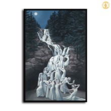 Water Dancing, Rob Gonsalves, acrylic HD Canvas Print Home Decor Paintings Wall Art Pictures