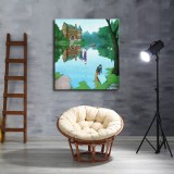 Still Waters  by Rob Gonsalves HD Canvas Print Home Decor Paintings Wall Art Pictures