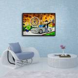 HD Canvas Print Home Decor Paintings Wall Art Pictures-AM100036