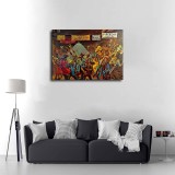 Ugar Shack Ernie Barnes HD Canvas Print Home Decor Paintings Wall Art Pictures