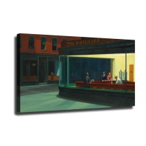 Nighthawks by Edward Hopper 1942 HD Canvas Print Home Decor Paintings Wall Art Pictures RG100067