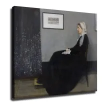 Whistlers Mother  james abbott mcNeill Whistler HD Canvas Print Home Decor Paintings Wall Art Pictures