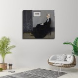 Whistlers Mother  james abbott mcNeill Whistler HD Canvas Print Home Decor Paintings Wall Art Pictures