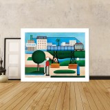 Tarsila do Amaral  São Paulo  HD Canvas Print Home Decor Paintings Wall Art Pictures