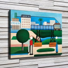 Tarsila do Amaral  São Paulo  HD Canvas Print Home Decor Paintings Wall Art Pictures
